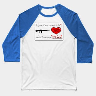 boom Heart Baseball T-Shirt